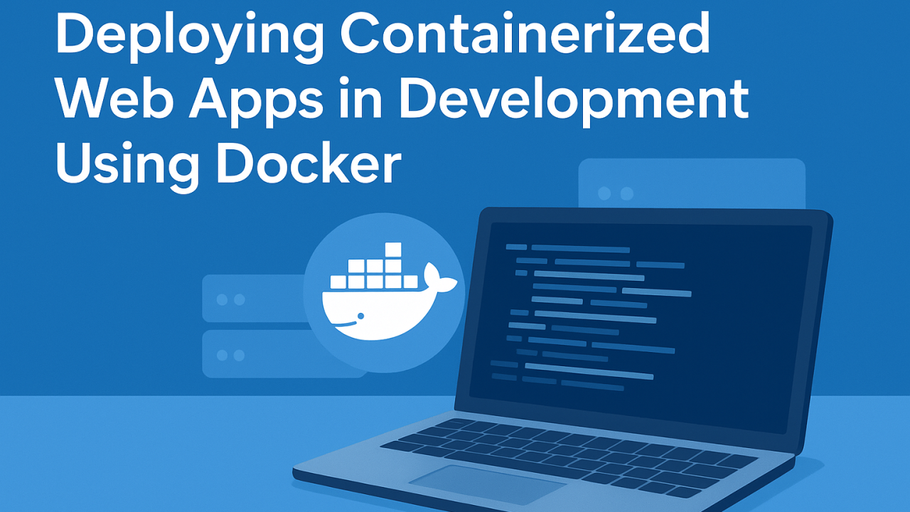 Deploying Containerized Web Apps in Development Using Docker illustration